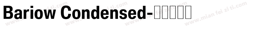 Bariow Condensed字体转换